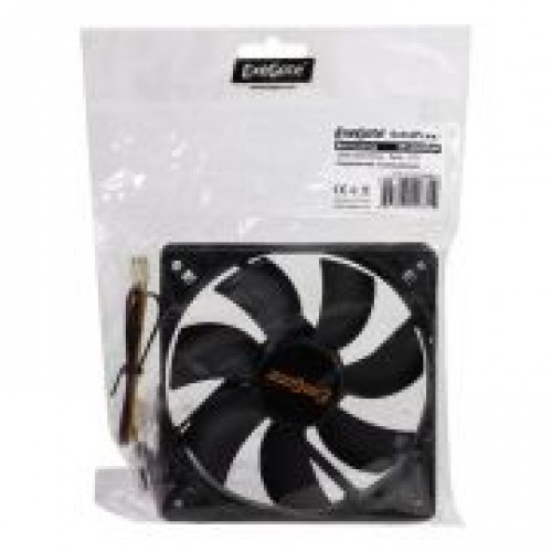 Вентилятор 120 x 120 x 25, 3 pin, 12V, 1800 об/мин, втулка, кабель 40 см, Exegate (EP12025S3P)