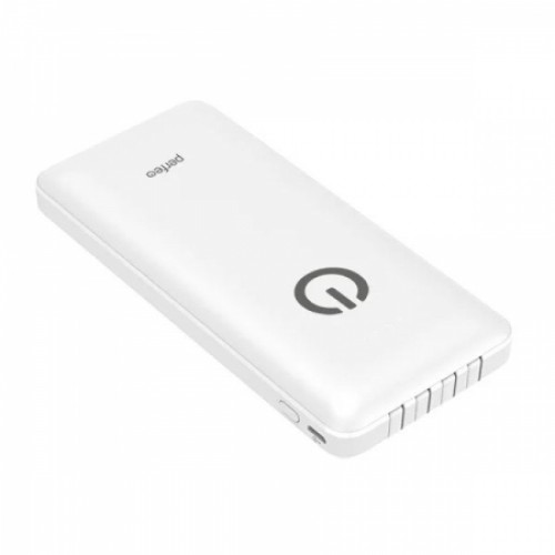 Зарядное устройство Perfeo Powerbank Absolute, 10000 мА/ч, дисплей, белое (PF_B4879)