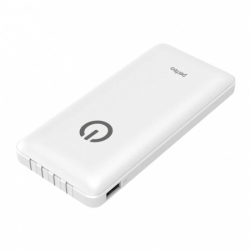 Зарядное устройство Perfeo Powerbank Absolute, 10000 мА/ч, дисплей, белое (PF_B4879)