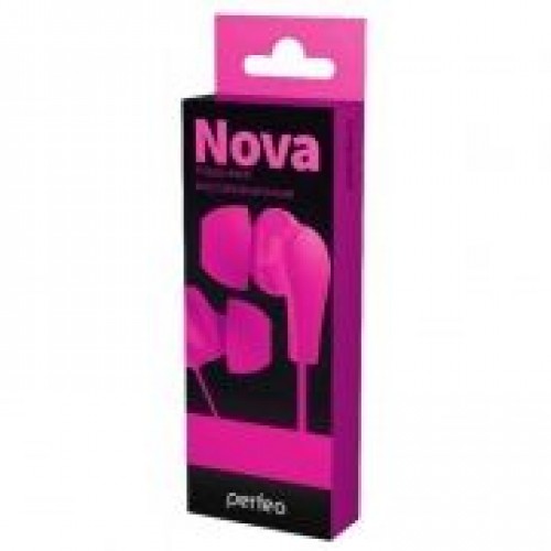 Наушники-вкладыши Perfeo NOVA, розовые (PF_A4928)