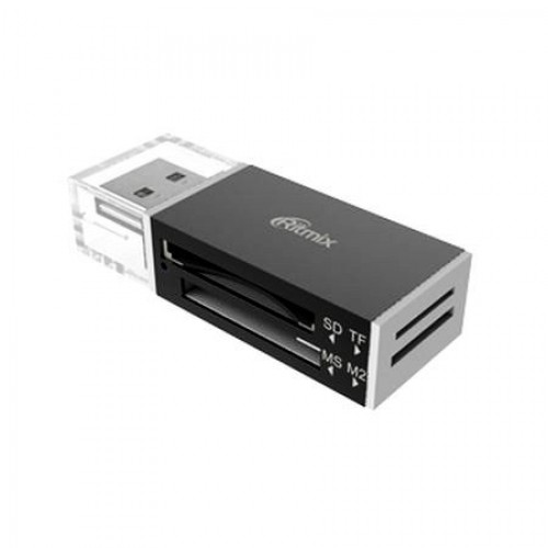 Карт-ридер внешний USB Ritmix CR-2042 Black