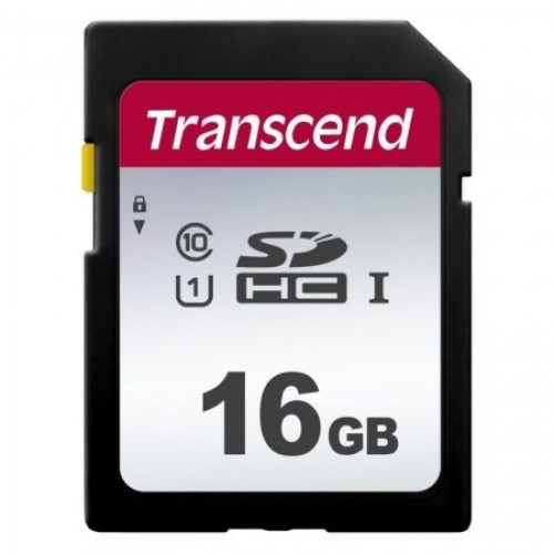 Карта памяти SDHC 16Gb Transcend 300S Class 10 UHS-I U1 (TS16GSDC300S)
