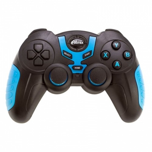 Геймпад беспроводной Ritmix GP-022WPS, ПК/PS3, черно-синий