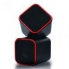 Колонки Smartbuy CUTE, черно-оранжевые, питание от USB (SBA-2590)