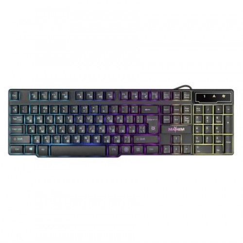 Клавиатура игровая Defender Mayhem GK-360DL с подсветкой, черная, USB (45360)