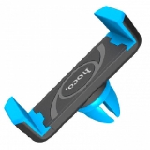 Держатель автомобильный на вентил. решетку, черный с голубой вставкой, Hoco CPH01