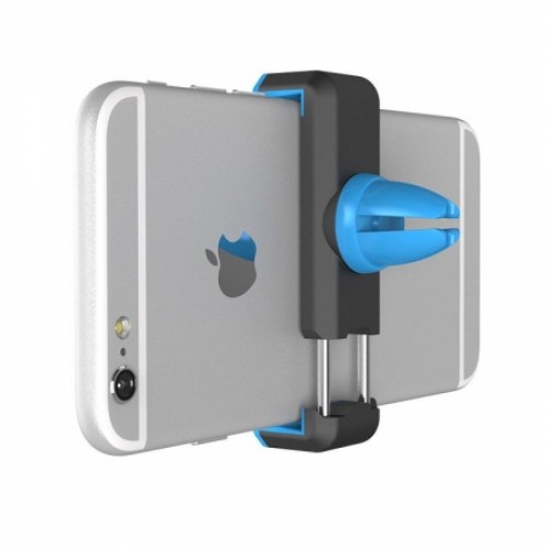 Держатель автомобильный на вентил. решетку, черный с голубой вставкой, Hoco CPH01