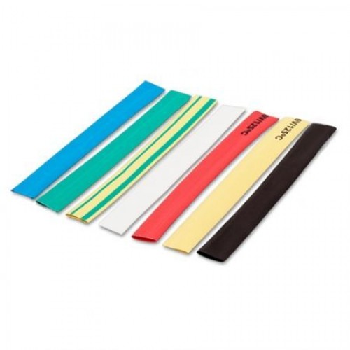 Набор термоусадочных трубок 8/4, 7 цветов по 3 шт, 10 см, Smartbuy (SBE-HST-8)