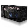 Мини аудио система Smartbuy Valkyr, 22 Вт, MP3, FM, AUX, Bluetooth, подсветка (SBS-115)