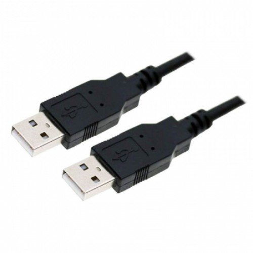 Кабель USB 2.0 Am - Am - 1.5 м, черный