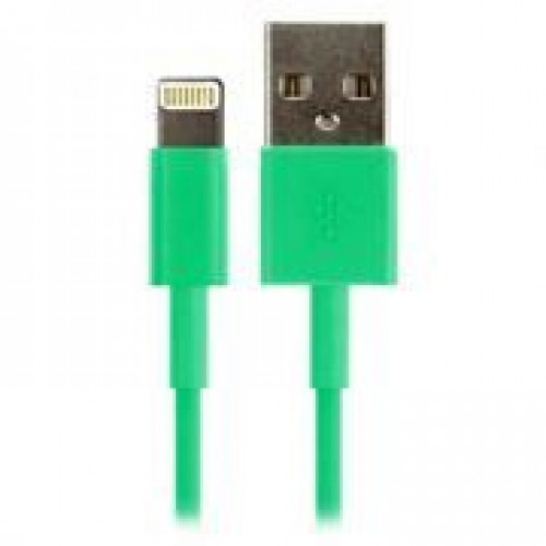 Кабель USB 2.0 Am=>Apple 8 pin Lightning, 1.2 м, зеленый, Smartbuy (iK-512c green)