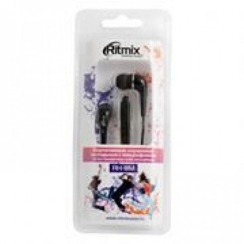 Гарнитура Ritmix RH-112M Black для мобильных устройств