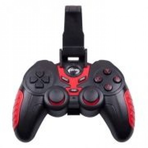 Геймпад беспроводной Ritmix GP-030BTH, Bluetooth, PC/iOS/Android, Li-Ion, чёрно-красный