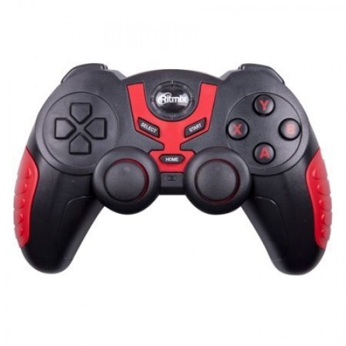Геймпад беспроводной Ritmix GP-030BTH, Bluetooth, PC/iOS/Android, Li-Ion, чёрно-красный