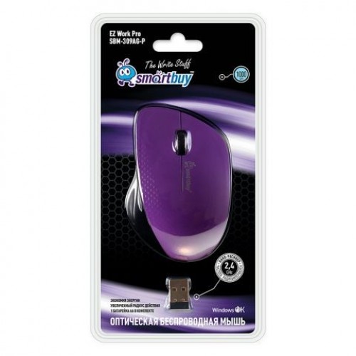 Мышь беспроводная Smartbuy 309AG Purple USB (SBM-309AG-P)