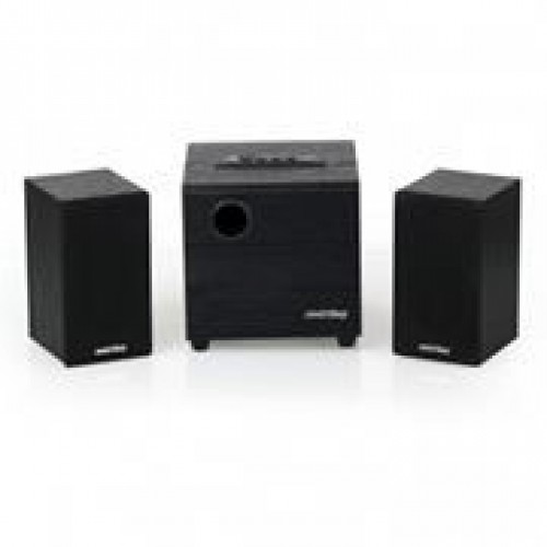 Колонки 2.1 Smartbuy SPARTA с MP3 плеером и FM-радио, MDF, черные (SBA-200)