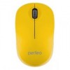 Мышь беспроводная Perfeo Sky, желтая, USB (PF_A4505)