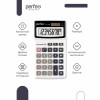 Калькулятор настольный Perfeo PF_C3710, 8-разрядный, бухгалтерский, серый
