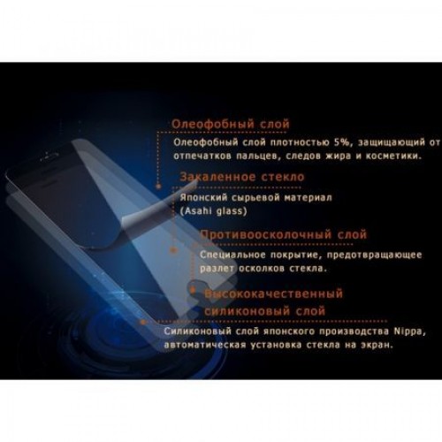 Защитное стекло для экрана Samsung Galaxy A8+ Black, Full Screen&Glue, Perfeo (PF_A4081)