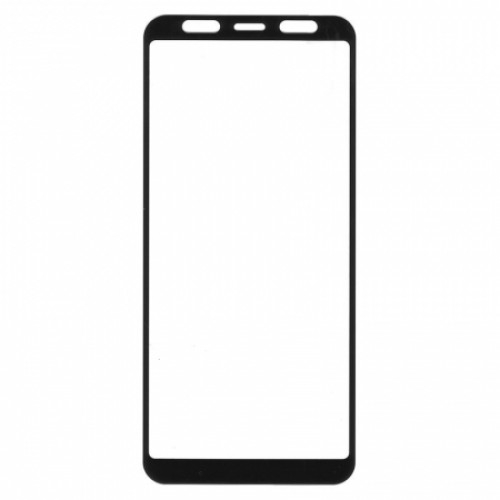 Защитное стекло для экрана Samsung Galaxy A8+ Black, Full Screen&Glue, Perfeo (PF_A4081)