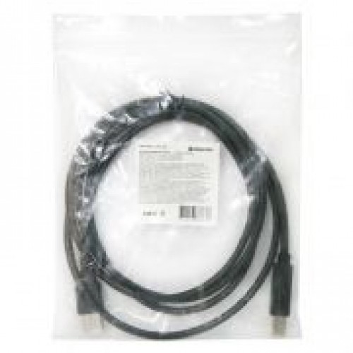Кабель USB 2.0 Am=>Bm - 1.8 м, черный, пакет, Defender USB04-06 (83763)