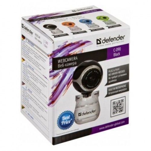 Веб-камера Defender C-090 Black (63090)