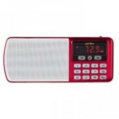 Мини аудио система Perfeo ЕГЕРЬ, MP3, FM, красная (i120-RED)