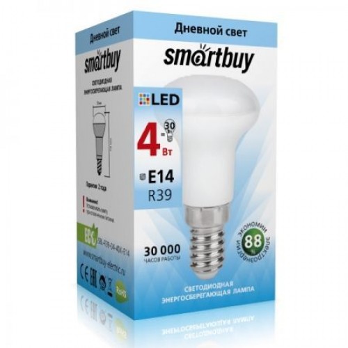 Светодиодная (LED) лампа Smartbuy R39 04W/4000/E14 (SBL-R39-04-40K-E14)