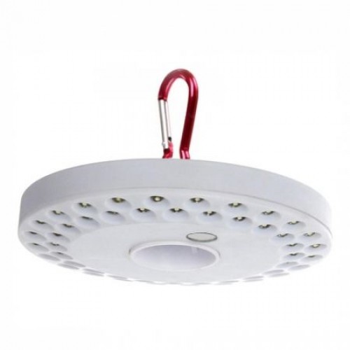 Фонарь Smartbuy с карабином для подвешивания, белый, 48 LED (SBF-8254-W)