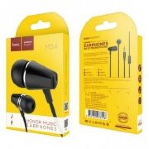 Гарнитура Hoco M34 Honor Black, вставная