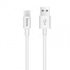 Кабель USB 2.0 Am=>micro B - 1.0 м, белый, Hoco X23 Skilled