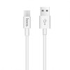 Кабель USB 2.0 Am=>micro B - 1.0 м, белый, Hoco X23 Skilled