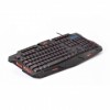 Клавиатура игровая Perfeo Skin Black с 3-х цветной подсветкой, USB (PF_B4893)