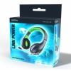 Гарнитура Perfeo LINK POWER, игровая, черно-зеленая, 2x3.5 мм 3pin + переходник 4-pin (PF_C3202)